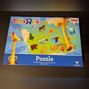 ToysRUs Canada Map Puzzle 100 piece Geoffrey the Giraffe Sealed NEW! Toys R Us